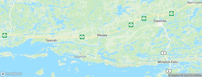 Massey, Canada Map