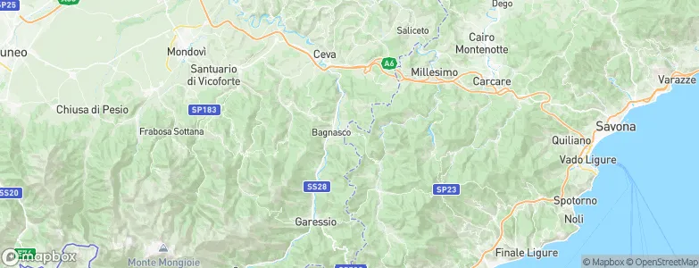 Massimino, Italy Map