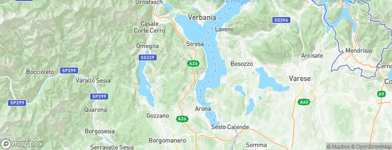 Massino Visconti, Italy Map