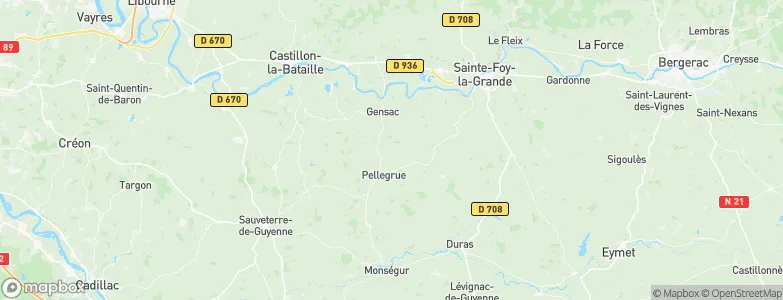 Massugas, France Map