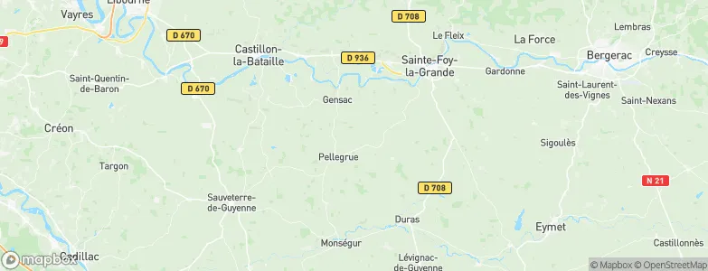 Massugas, France Map