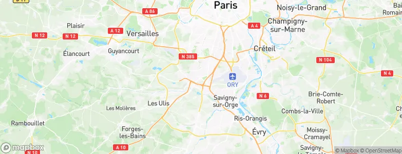 Massy, France Map