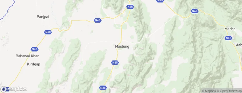 Mastung, Pakistan Map