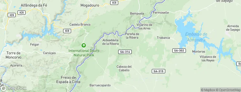 Masueco, Spain Map