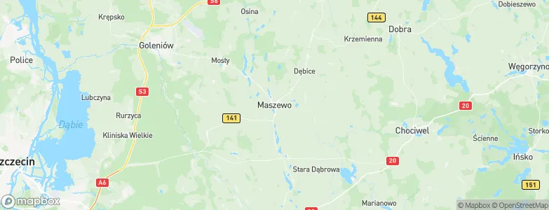 Maszewo, Poland Map