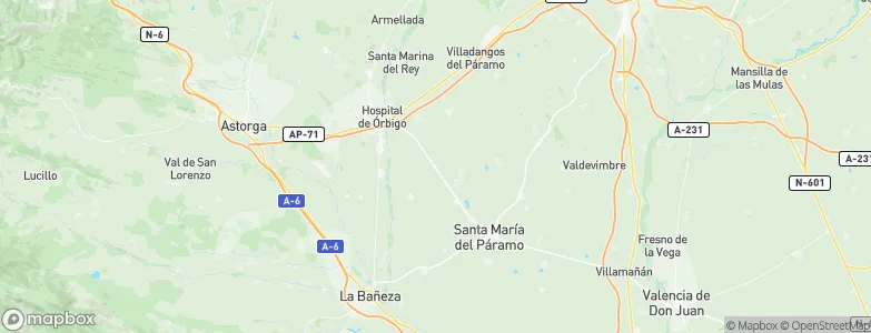 Matalobos del Páramo, Spain Map