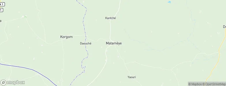 Matamey, Niger Map