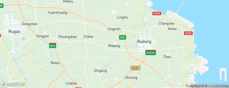 Matang, China Map