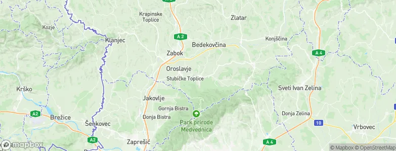 Matenci, Croatia Map