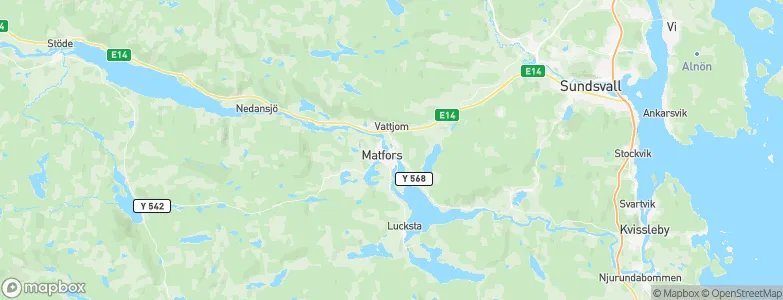Matfors, Sweden Map