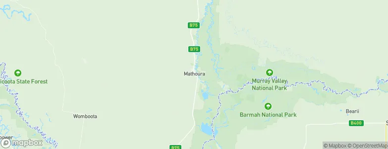 Mathoura, Australia Map