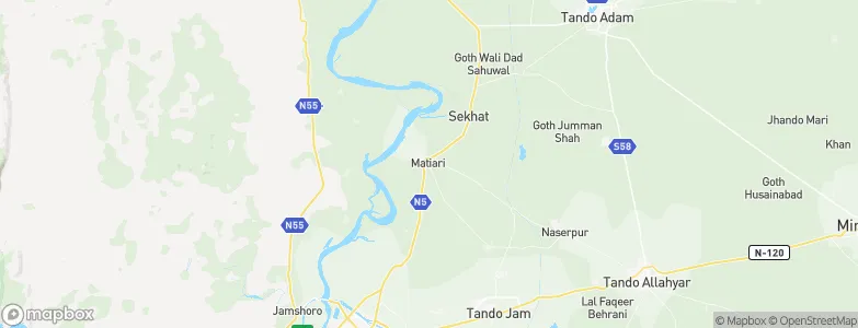 Matiari, Pakistan Map