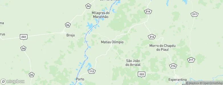 Matias Olímpio, Brazil Map