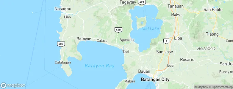 Matingain, Philippines Map