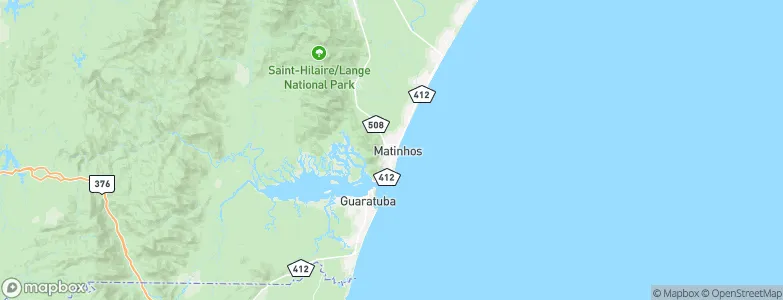 Matinhos, Brazil Map