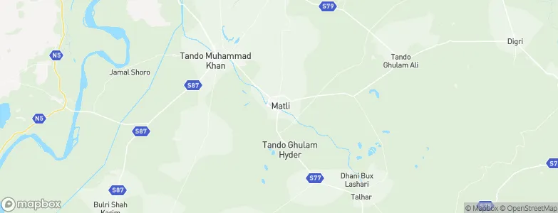 Matli, Pakistan Map