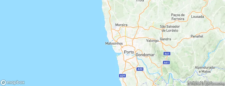 Matosinhos Municipality, Portugal Map