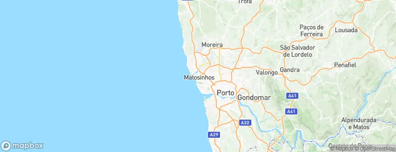 Matosinhos, Portugal Map