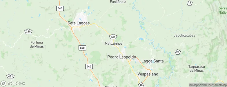Matozinhos, Brazil Map