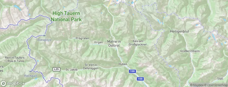 Matrei in Osttirol, Austria Map