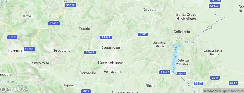 Matrice, Italy Map