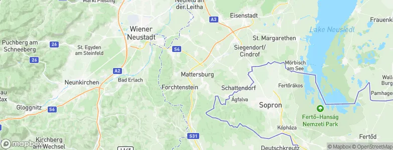 Mattersburg, Austria Map