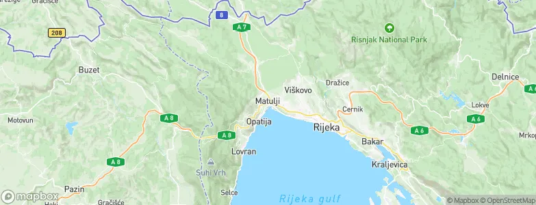 Matulji, Croatia Map