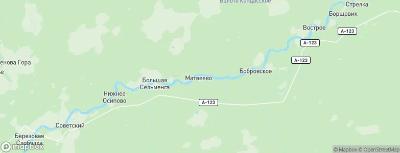 Matveyevo, Russia Map