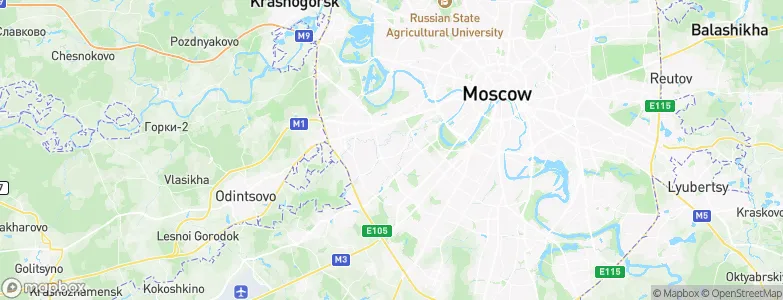 Matveyevskoye, Russia Map