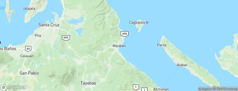 Mauban, Philippines Map