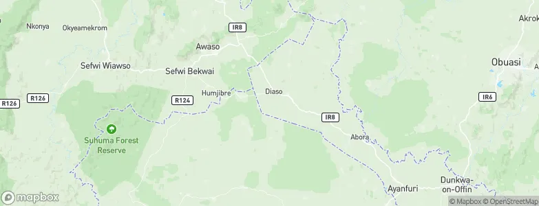 Maudaso, Ghana Map