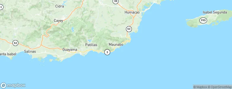 Maunabo, Puerto Rico Map