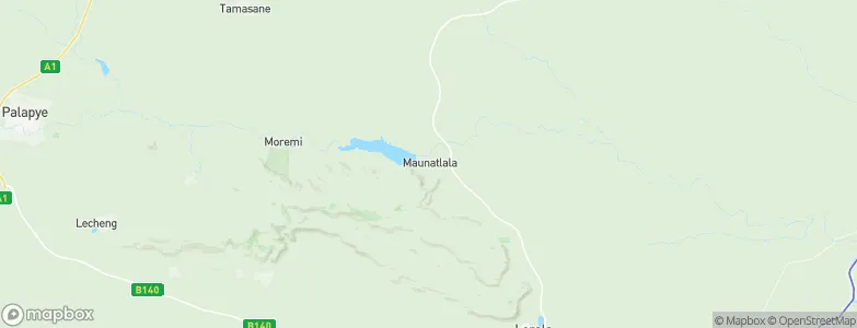 Maunatlala, Botswana Map