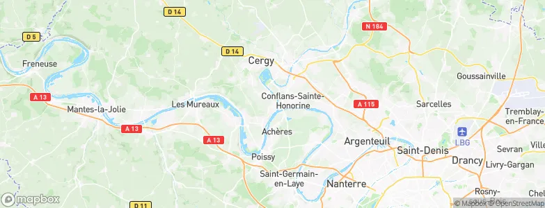 Maurecourt, France Map