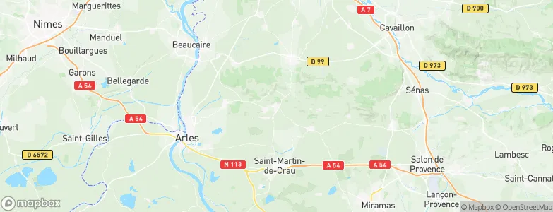 Maussane-les-Alpilles, France Map