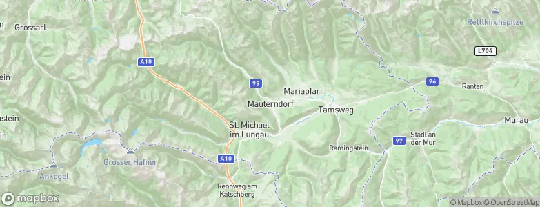 Mauterndorf, Austria Map