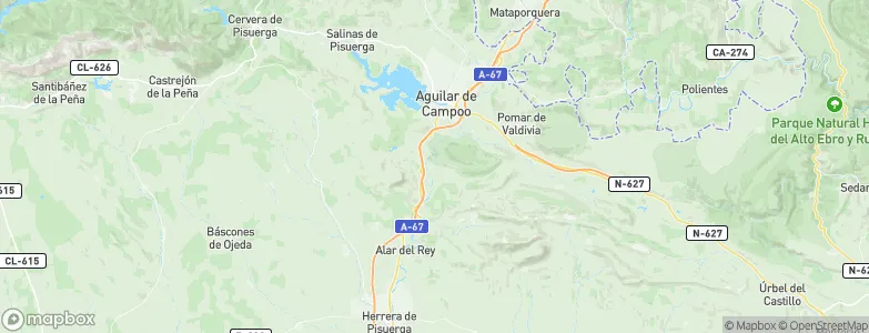Mave, Spain Map