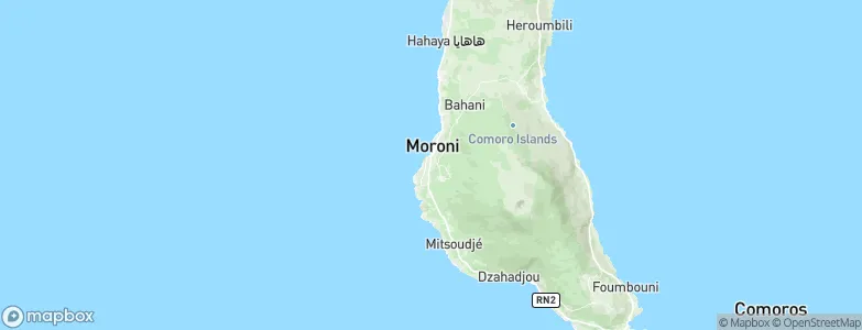 Mavingouni, Comoros Map