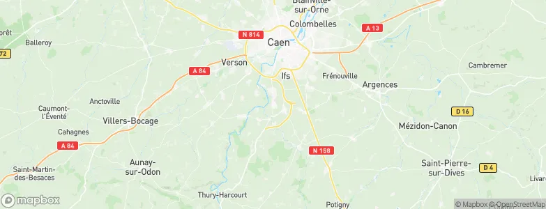 May-sur-Orne, France Map