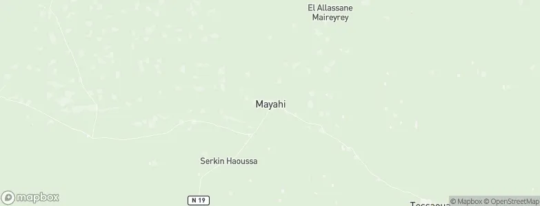 Mayahi, Niger Map
