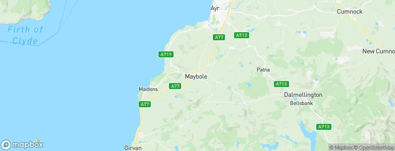 Maybole, United Kingdom Map