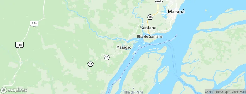Mazagão, Brazil Map