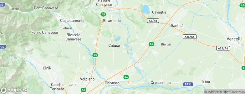Mazzè, Italy Map