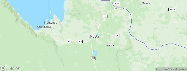 Mbala, Zambia Map