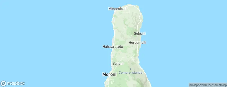 Mbaléni, Comoros Map