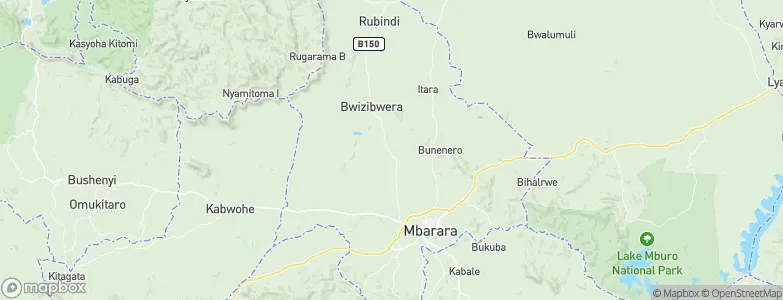 Mbarara District, Uganda Map