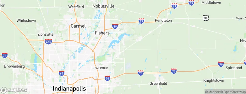 McCordsville, United States Map