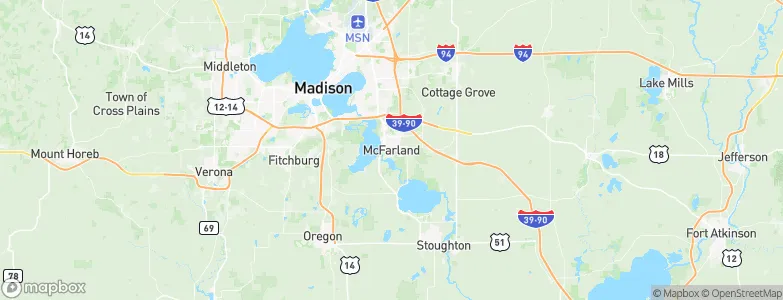 McFarland, United States Map
