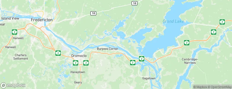 McGowans Corner, Canada Map