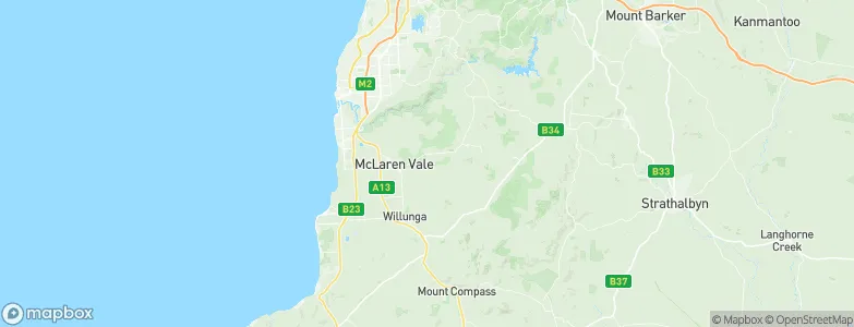 McLaren Flat, Australia Map